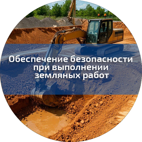 Обеспечение безопасности при выполнении земляных работ. Безопасность строительного производства