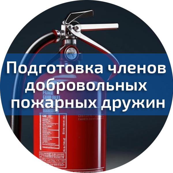 Подготовка членов добровольных пожарных дружин. Пожарная безопасность