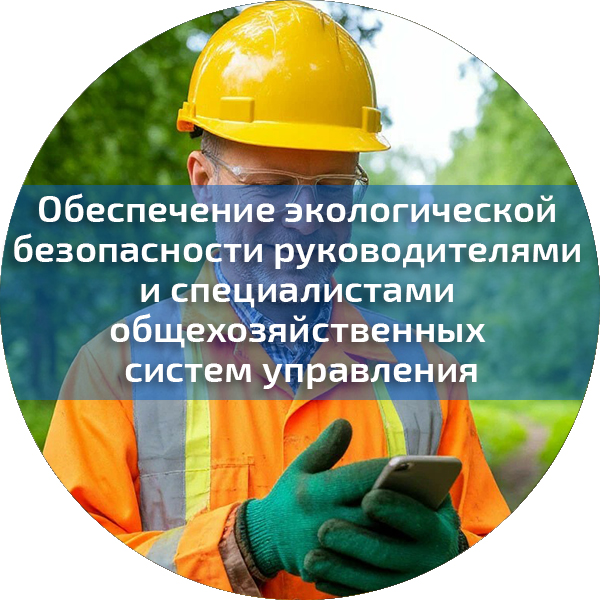Обеспечение экологической безопасности руководителями и специалистами общехозяйственных систем управления. Экологическая безопасность