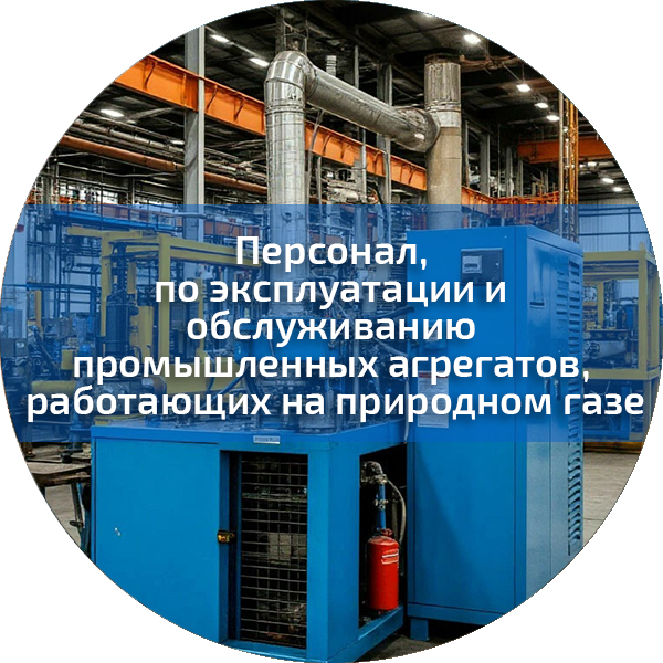 Персонал по эксплуатации и обслуживанию промышленных агрегатов, работающих на природном газе. Безопасность строительного производства