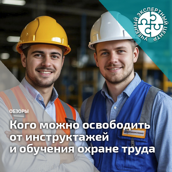 Кого можно освободить от инструктажей и обучения охране труда. Справочник СОТ