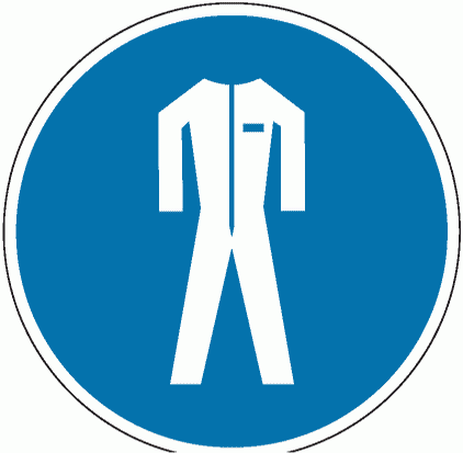 Знак M07 Работать в защитной одежде